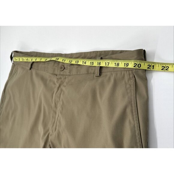 Nike Golf Pants Mens 40x30 Khaki Performance Dri Fit Tech Stretch Flat Casual - Picture 10 of 13
